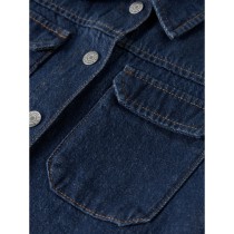 NAME IT Oversize Shirt Flea Dark Blue Denim